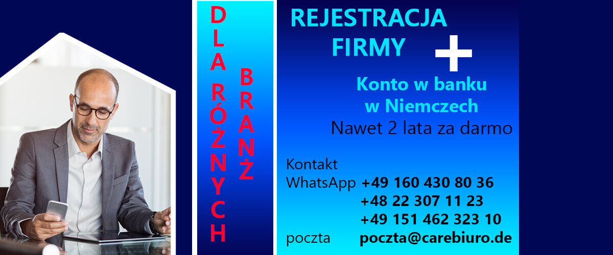 zakladanie firmy w niemczech