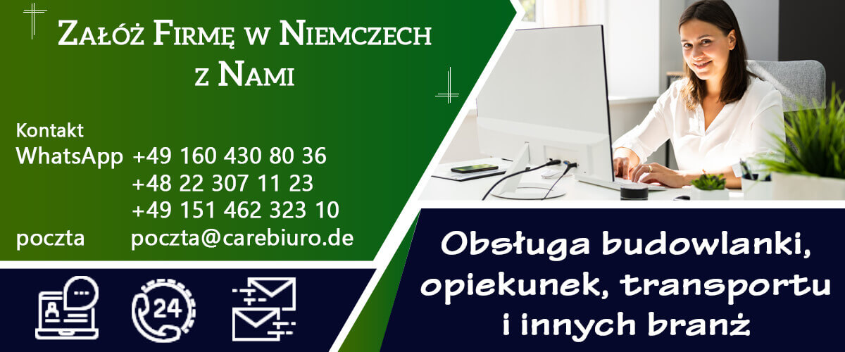 zakladanie gewerbe w niemczech
